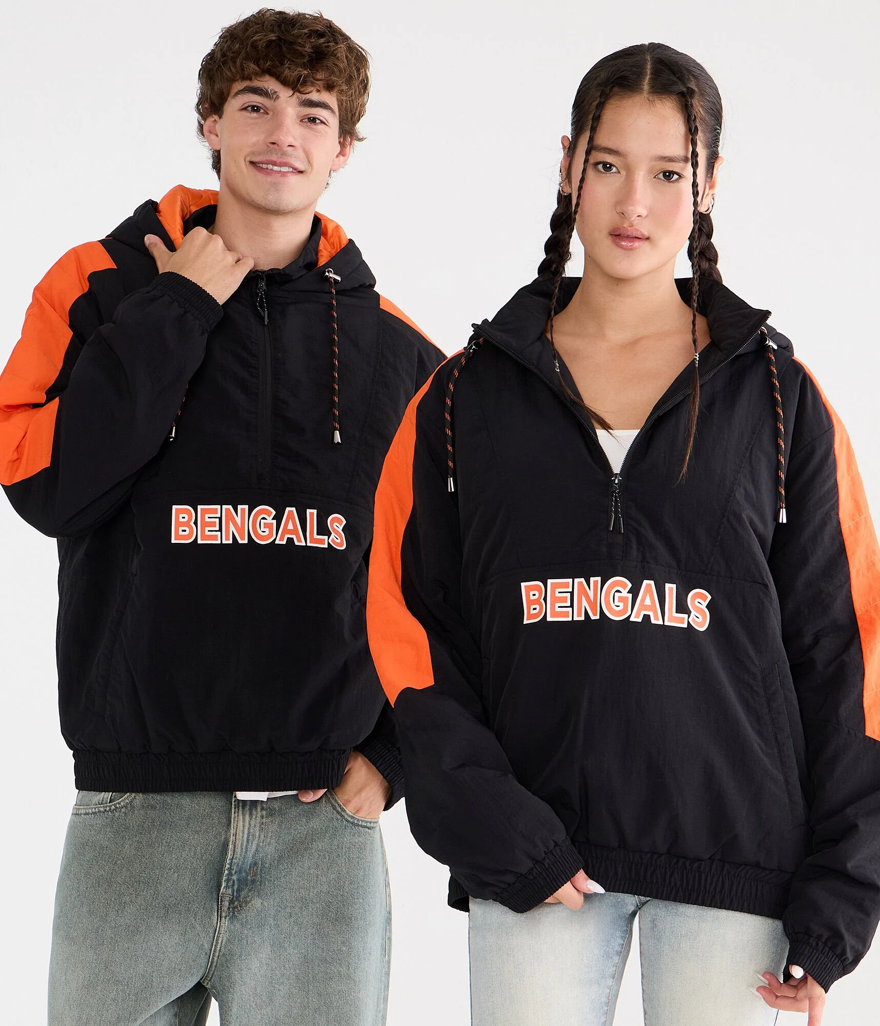 Cincinnati Bengals Hooded Sideline Jacket black