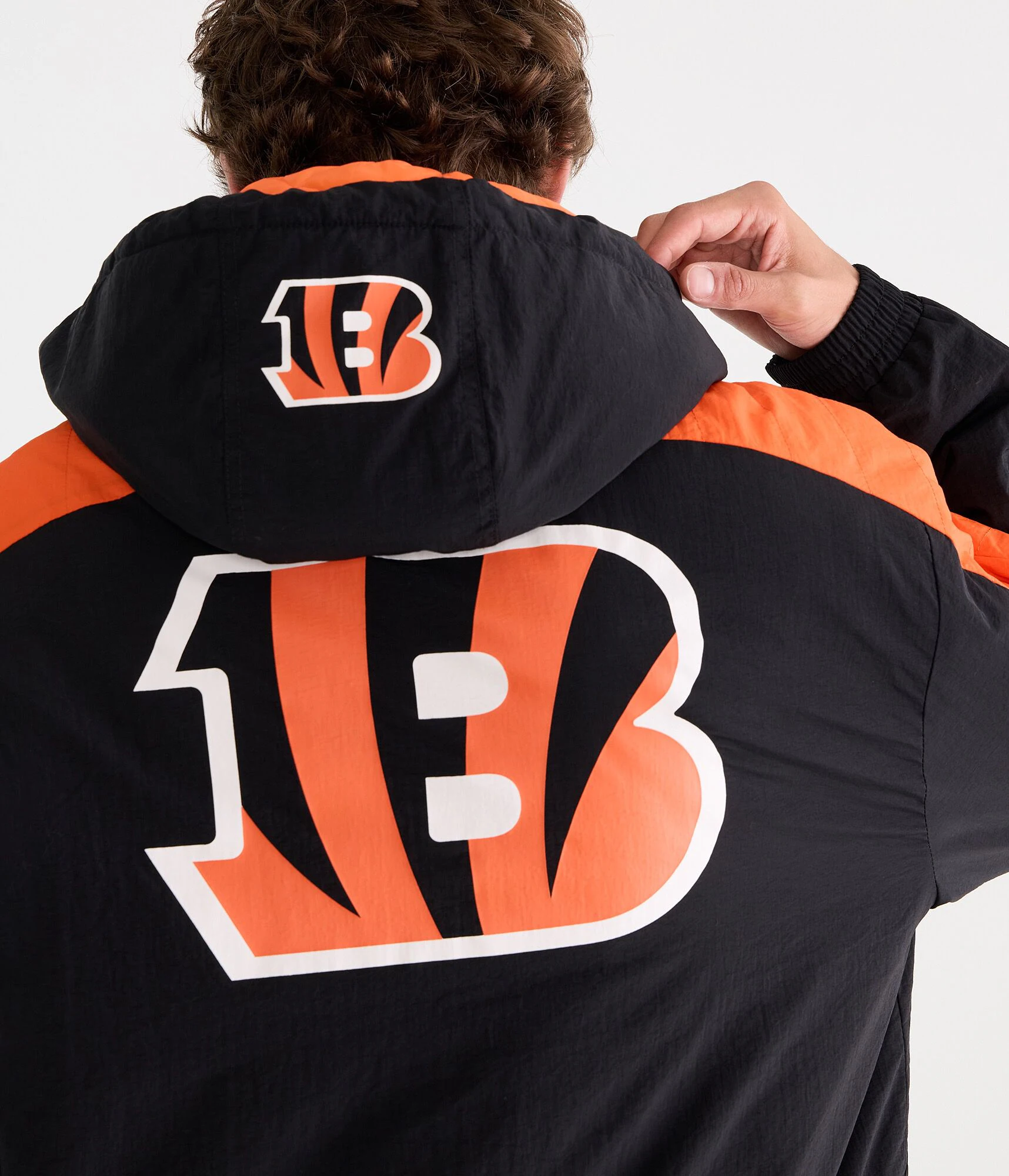 Cincinnati Bengals Hooded Sideline Jacket black