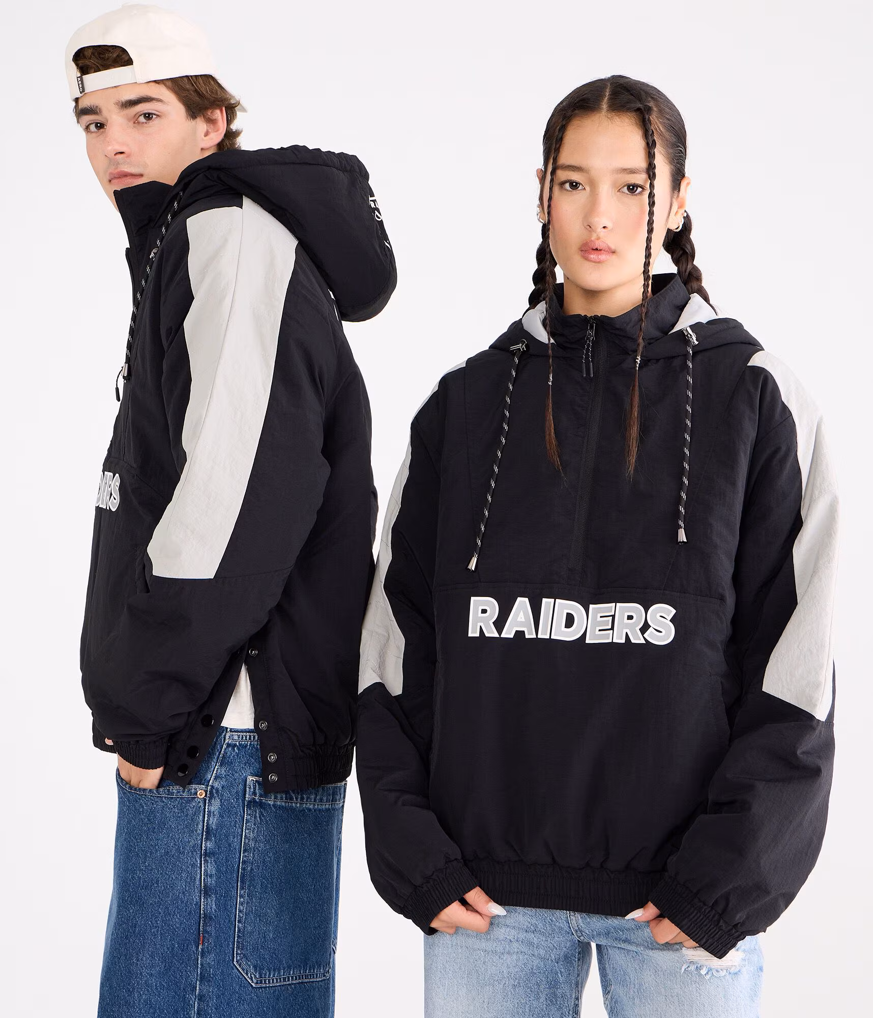 Las Vegas Raiders Hooded Sideline Jacket black