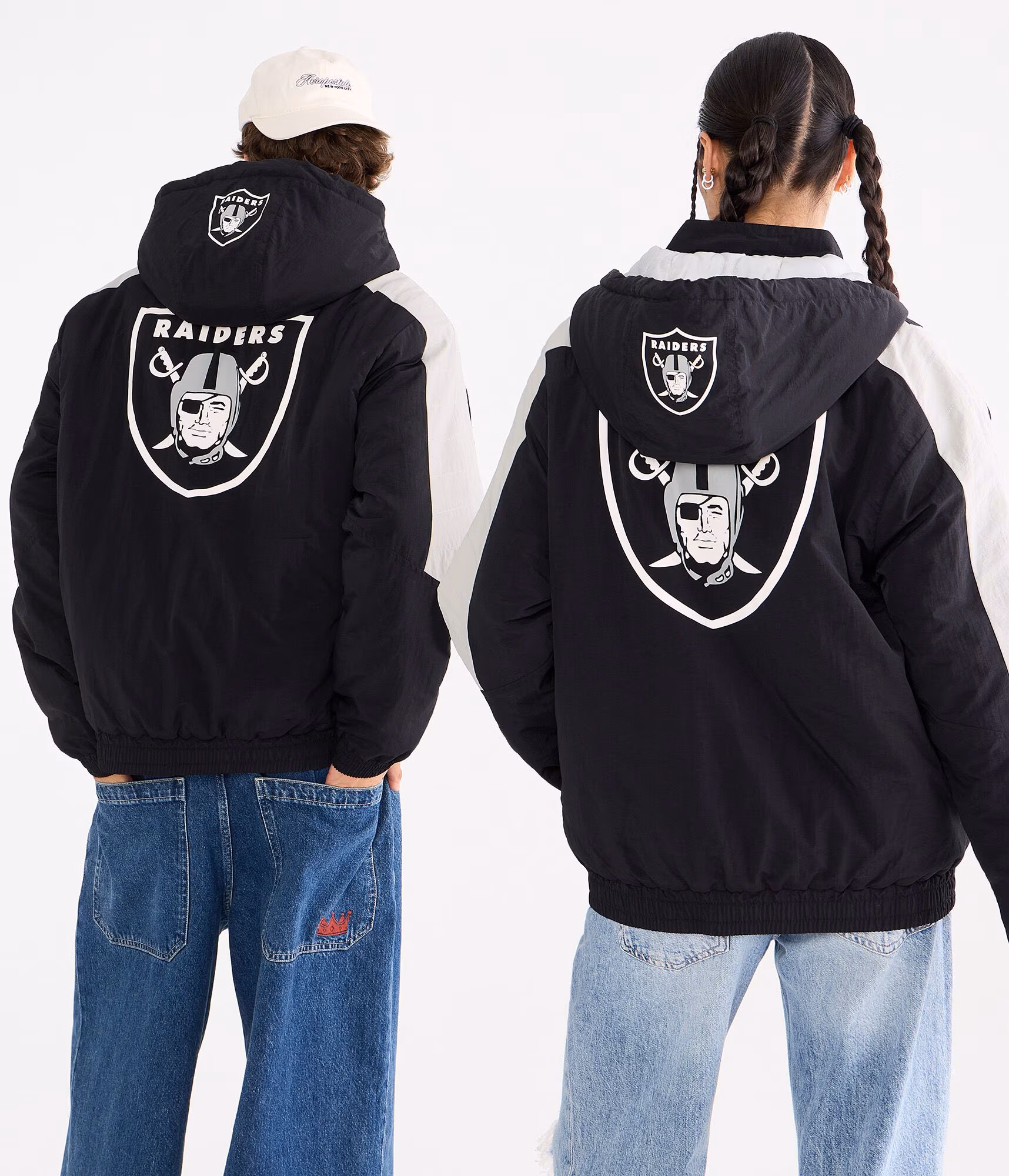 Las Vegas Raiders Hooded Sideline Jacket black