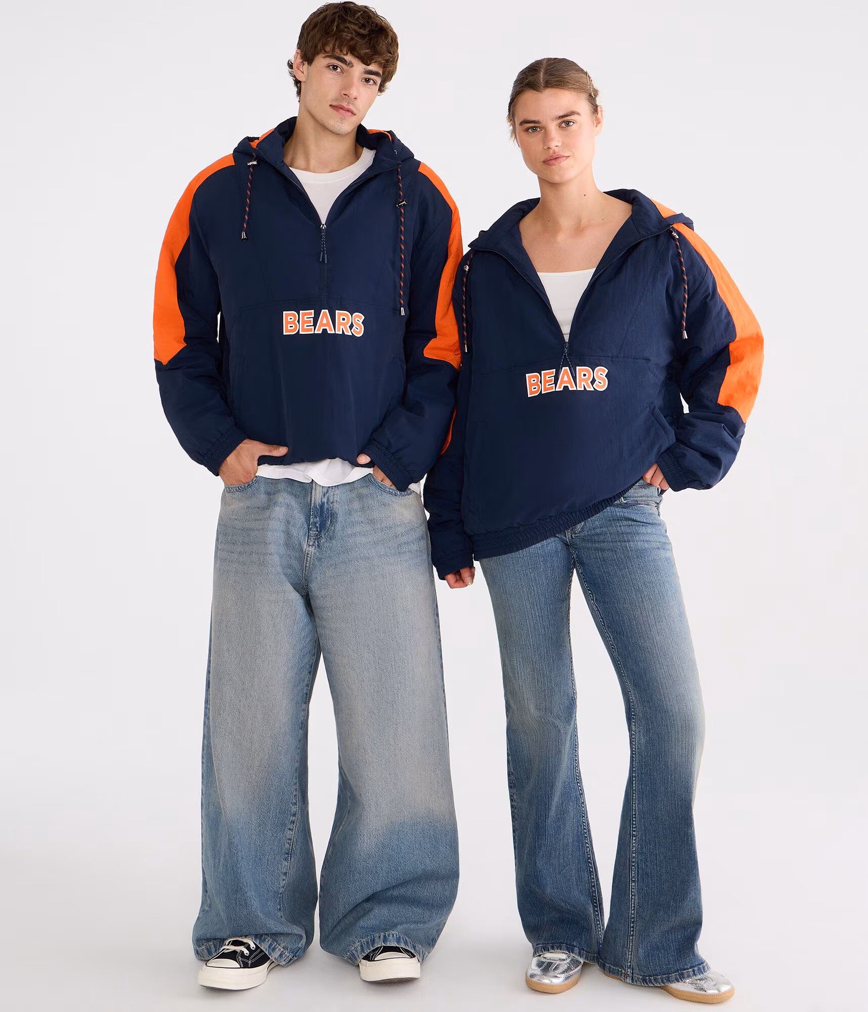 Chicago Bears Hooded Sideline Jacket navy