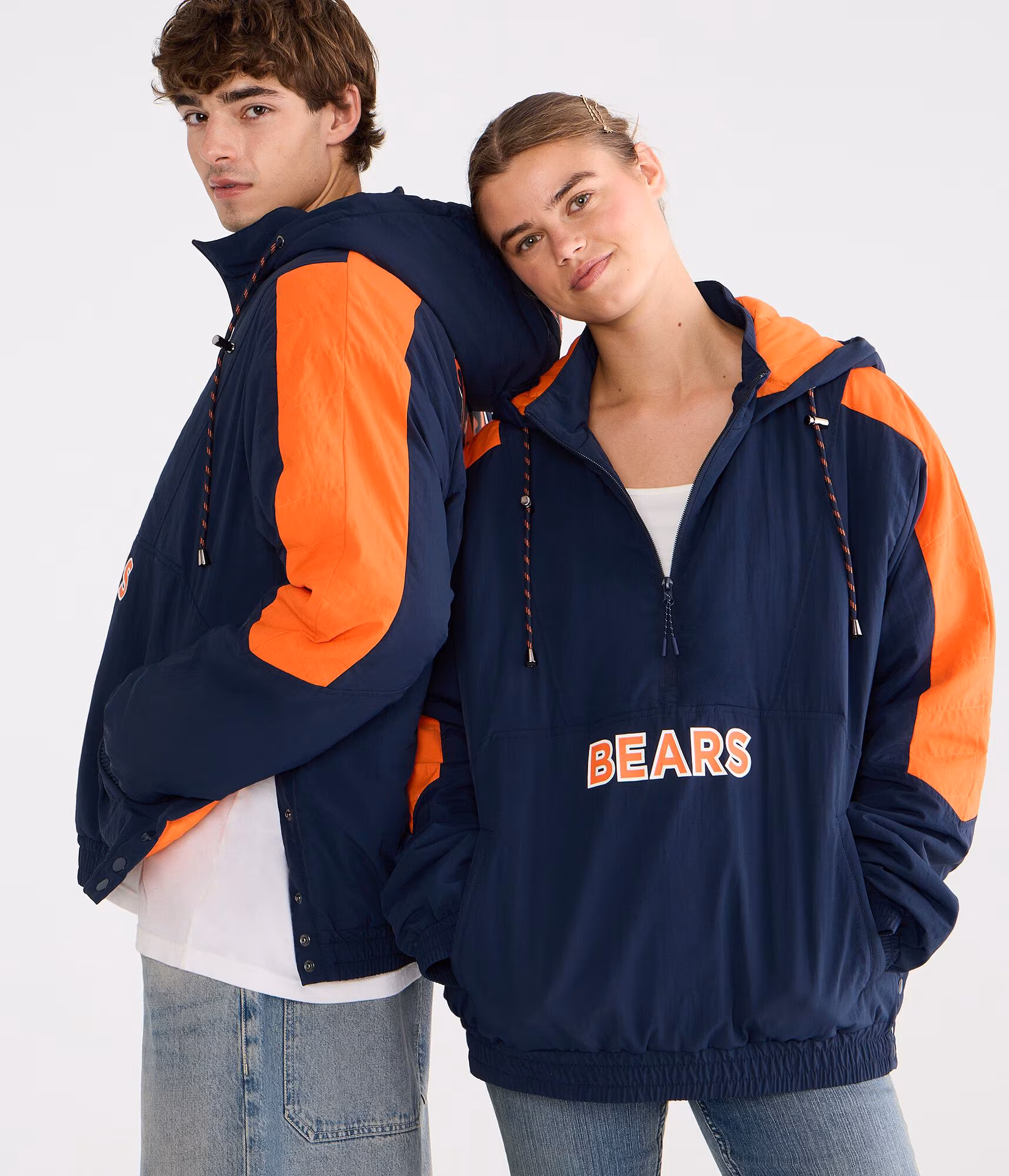 Chicago Bears Hooded Sideline Jacket navy