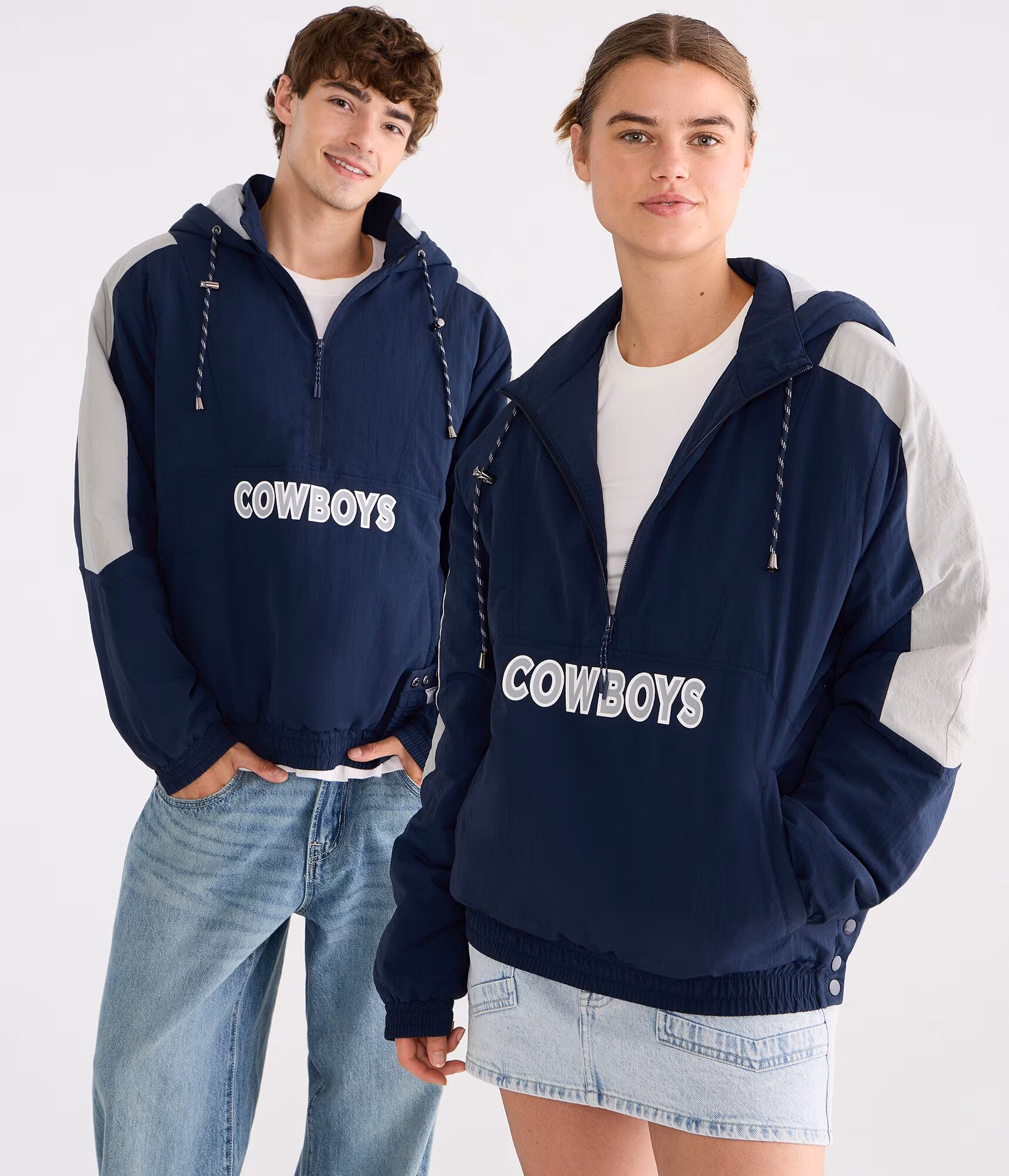 Dallas Cowboys Hooded Sideline Jacket navy