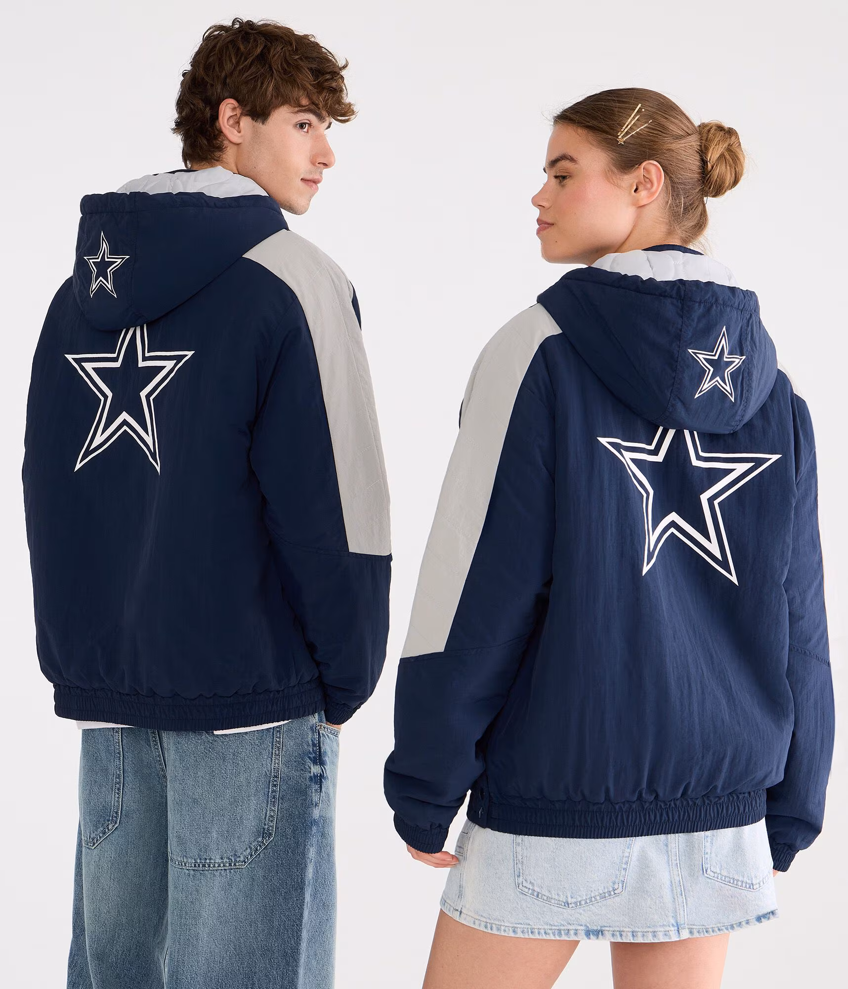 Dallas Cowboys Hooded Sideline Jacket navy