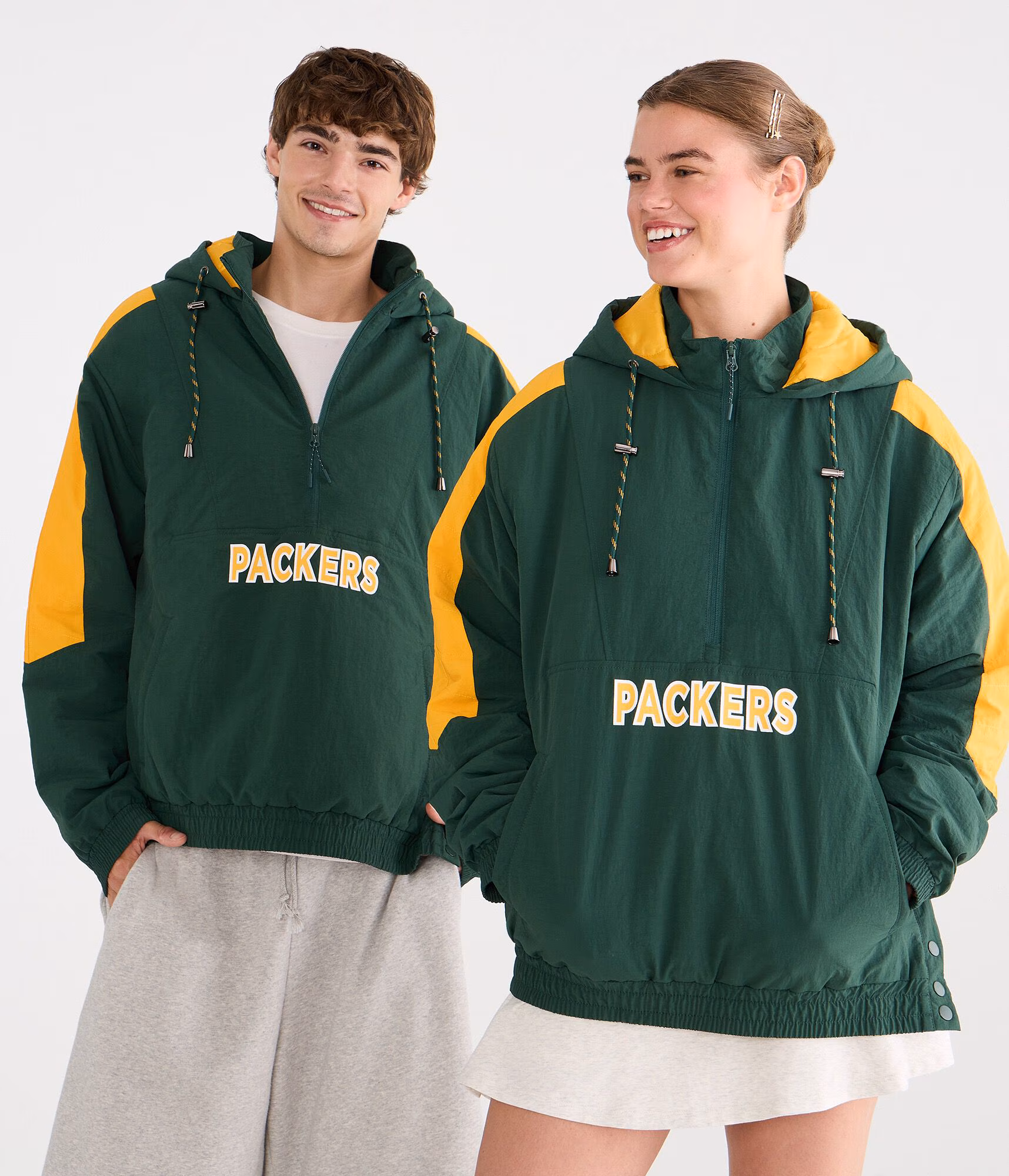 Green Bay Packers Hooded Sideline Jacket green