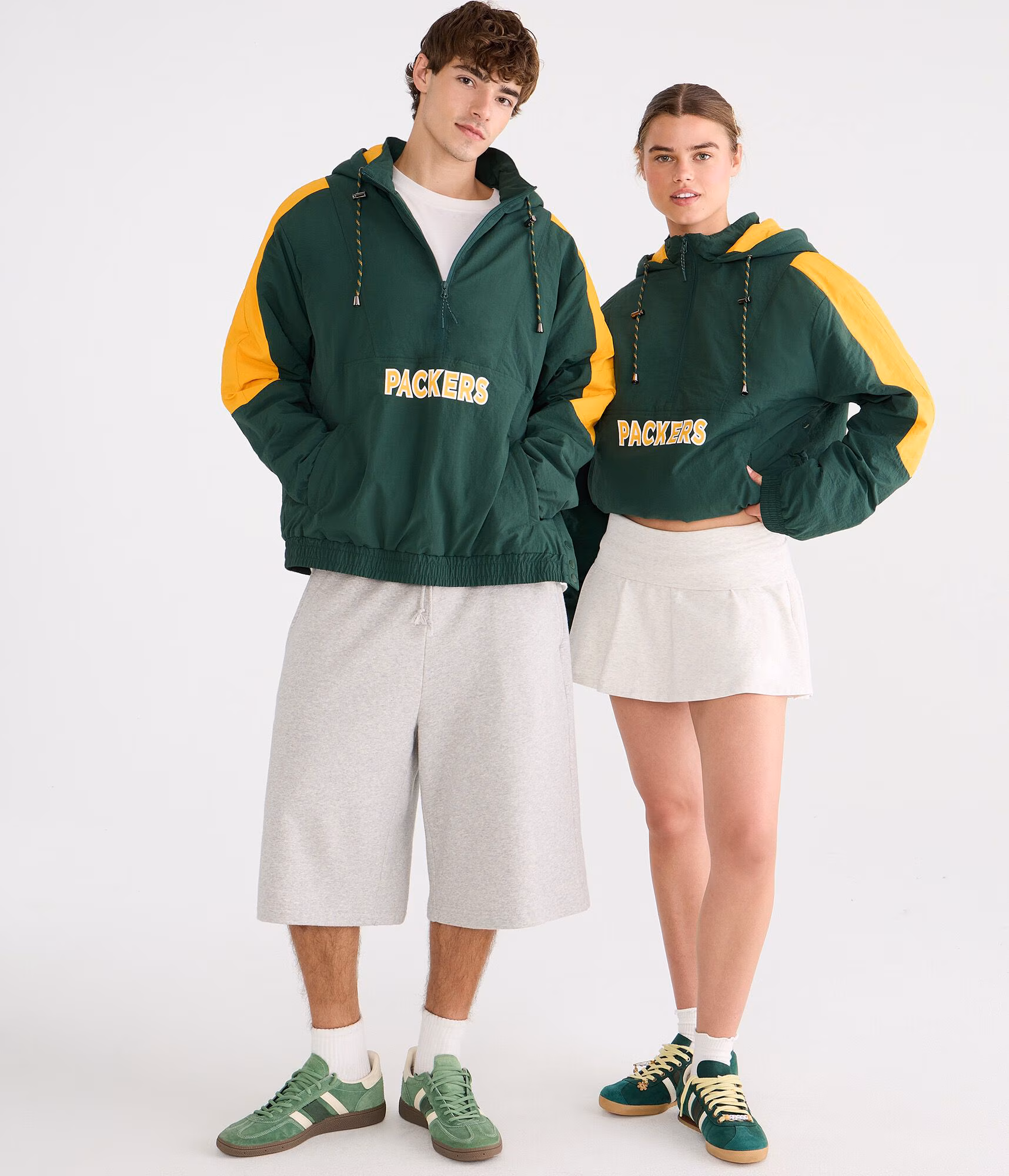 Green Bay Packers Hooded Sideline Jacket green