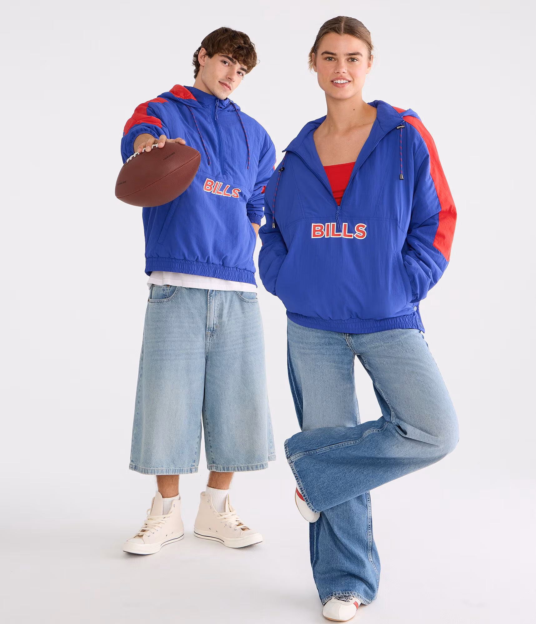 Buffalo Bills Hooded Sideline Jacket blue